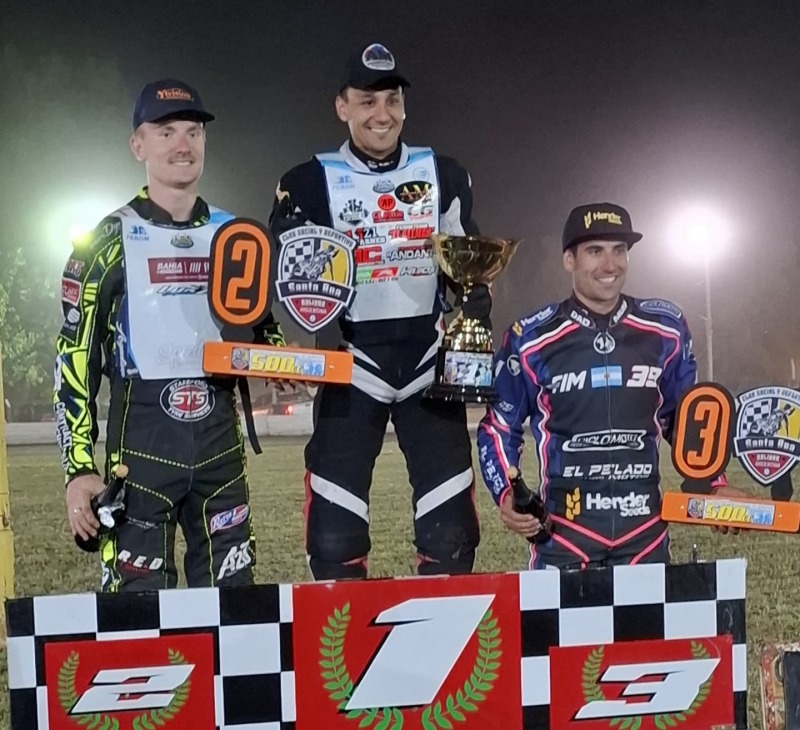 Podio de Cristian Zubillaga en Bol�var